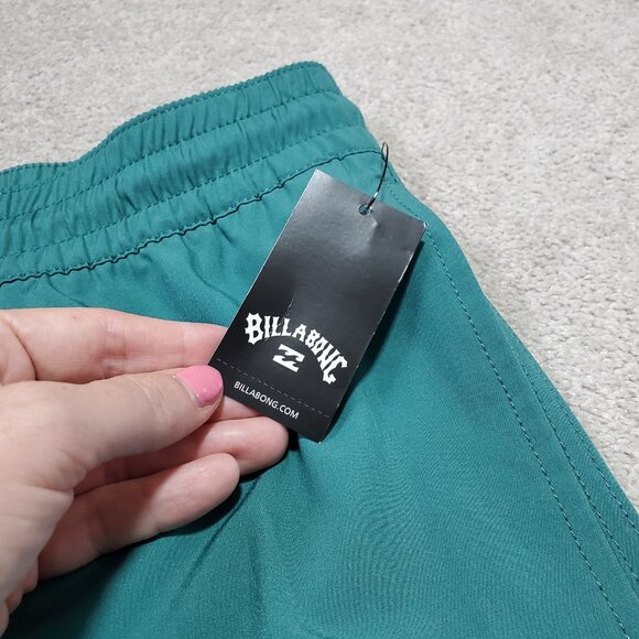 BILLABONG NWT Kai Hybrid Shorts 7" Unlined Lightweight Teal Pacific Used Men XXL - Picture 8 of 16